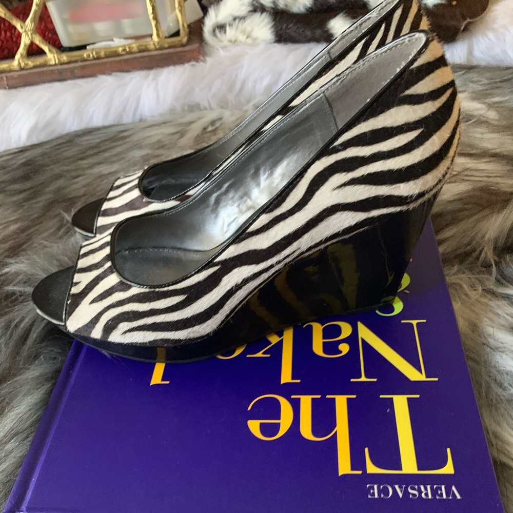 Bandolino Zebra Calf-hair Shoes